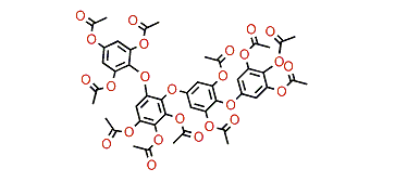 Tetrafuhalol B undecaacetate